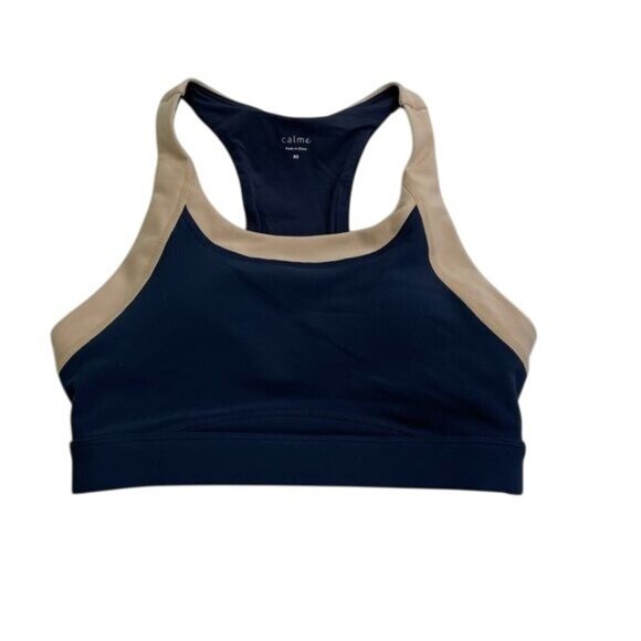 Calme By Johnny Was Color Blocked Bra - XS - Picture 1 of 4